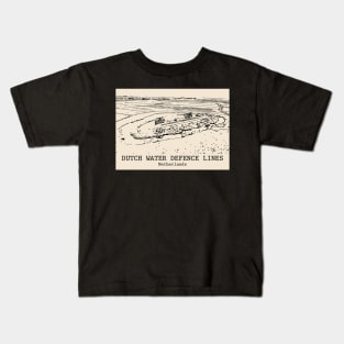Dutch Water Defence Lines - Netherlands Kids T-Shirt